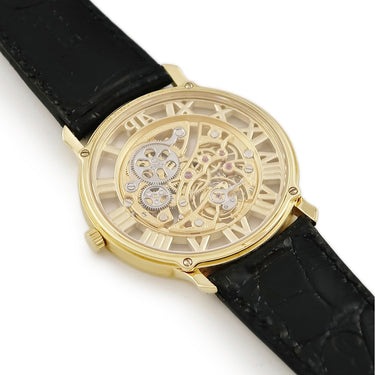 腕時計 オーデマピゲ AUDEMARS PIGUET クラシック 14958B/O/0002/01 手巻き メンズ OH済 K18YG無垢 スケルトン ローマン