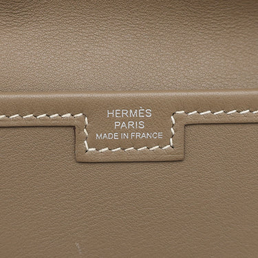 エルメス HERMES ジジェエラン29 エトゥープ スイフト クラッチバッグ グレージュ