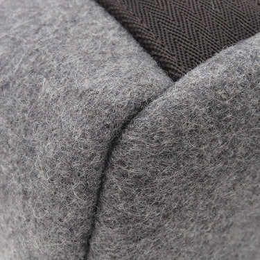 エルメス HERMES サックドパンサージュ グルーム グレー×ブラウン ウール ポリアミド 2WAYバッグ シルバー金具 茶 ショルダー トート