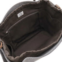 エルメス HERMES サックドパンサージュ グルーム グレー×ブラウン ウール ポリアミド 2WAYバッグ シルバー金具 茶 ショルダー トート