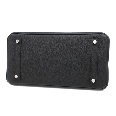 エルメス HERMES バーキン30 ブラック トゴ ハンドバッグ シルバー金具 新品 未使用 黒