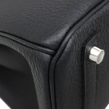 エルメス HERMES バーキン30 ブラック トゴ ハンドバッグ シルバー金具 新品 未使用 黒