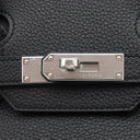 エルメス HERMES バーキン30 ブラック トゴ ハンドバッグ シルバー金具 新品 未使用 黒