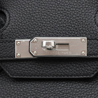 エルメス HERMES バーキン30 ブラック トゴ ハンドバッグ シルバー金具 新品 未使用 黒