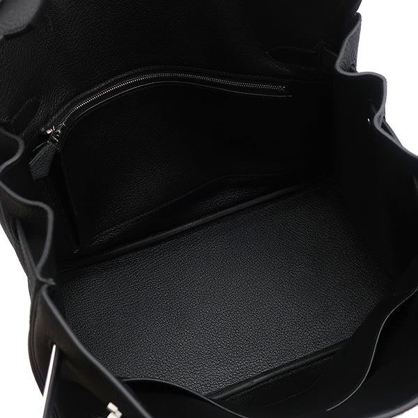 エルメス HERMES バーキン30 ブラック トゴ ハンドバッグ シルバー金具