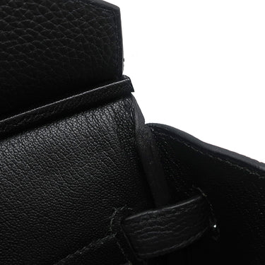 エルメス HERMES バーキン30 ブラック トゴ ハンドバッグ シルバー金具 新品 未使用 黒