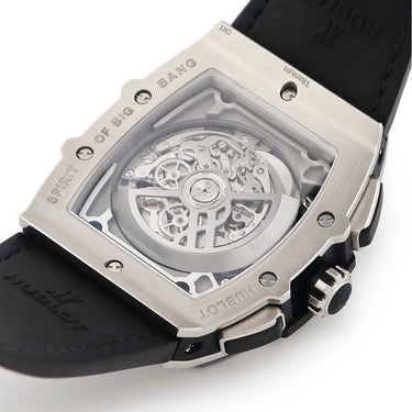 腕時計 ウブロ HUBLOT スピリット オブ ビッグバン チタニウム セラミック 601.NM.0173.LR 自動巻き メンズ クロノグラフ デイト