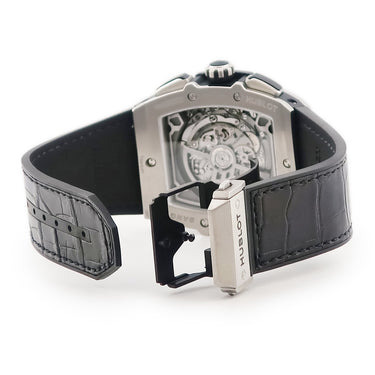 腕時計 ウブロ HUBLOT スピリット オブ ビッグバン チタニウム セラミック 601.NM.0173.LR 自動巻き メンズ クロノグラフ デイト