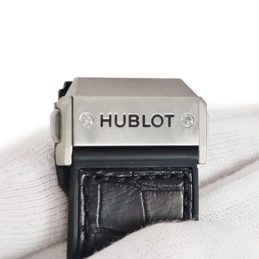 腕時計 ウブロ HUBLOT スピリット オブ ビッグバン チタニウム セラミック 601.NM.0173.LR 自動巻き メンズ クロノグラフ デイト