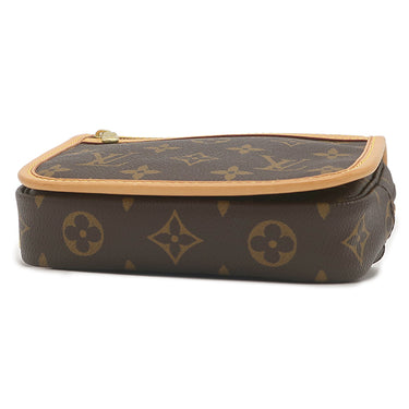 ルイヴィトン LOUIS VUITTON バムバッグ ボスフォール M40108 モノグラム モノグラムキャンバス ボディバッグ ゴールド金具 茶 ウエストバッグ