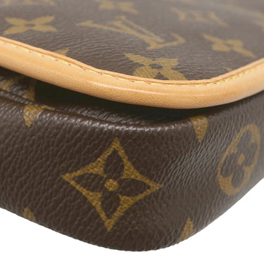 ルイヴィトン LOUIS VUITTON バムバッグ ボスフォール M40108 モノグラム モノグラムキャンバス ボディバッグ ゴールド金具 茶 ウエストバッグ