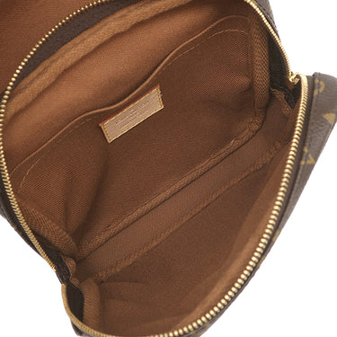 ルイヴィトン LOUIS VUITTON バムバッグ ボスフォール M40108 モノグラム モノグラムキャンバス ボディバッグ ゴールド金具 茶 ウエストバッグ