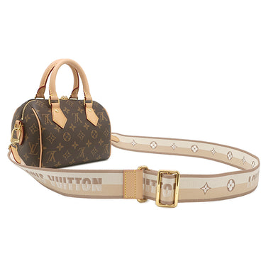 ルイヴィトン LOUIS VUITTON スピーディ バンドリエール 20 M46222 ベージュ モノグラムキャンバス 2WAYバッグ ゴールド金具 ハンドバッグ ボストン 茶