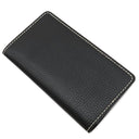 Gaboratory バッファロー ロング ウォレット アーリーモデル ブラック レザー 長財布 シルバー金具 黒 フラップ式 白ステッチ アトリエマーク