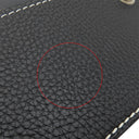 Gaboratory バッファロー ロング ウォレット アーリーモデル ブラック レザー 長財布 シルバー金具 黒 フラップ式 白ステッチ アトリエマーク