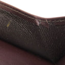 グッチ GUCCI グッチシマ ラウンドジップ ウォレット 190451 ブラウン レザー 二つ折り財布 シルバー金具 茶 コンパクトウォレット