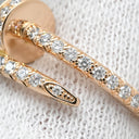 カルティエ Cartier ジュストアンクル セミパヴェ ピンクゴールド K18PG ダイヤモンド #47(JP7) リング 指輪 Au750 PG ダイヤ 釘 7号