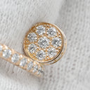 カルティエ Cartier ジュストアンクル セミパヴェ ピンクゴールド K18PG ダイヤモンド #47(JP7) リング 指輪 Au750 PG ダイヤ 釘 7号