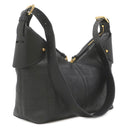クリスチャン・ディオール Christian Dior Voyage バッグ ミディアム M2846UNUO_M900 ブラック カーフ ショルダーバッグ ゴールド金具 ヴォヤージュ マクロカナージュ
