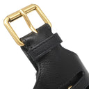 クリスチャン・ディオール Christian Dior Voyage バッグ ミディアム M2846UNUO_M900 ブラック カーフ ショルダーバッグ ゴールド金具 ヴォヤージュ マクロカナージュ