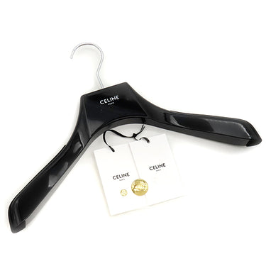 セリーヌ CELINE クロディーヌ カラーコート 2D561583C.38NO ブラック ラムスキン レーヨン 13195 アウター ゴールド金具 黒 ステンカラー ジャケット 新品 未使用