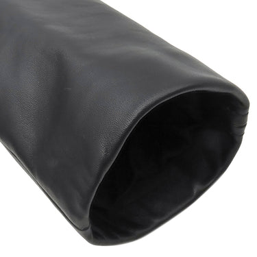 セリーヌ CELINE クロディーヌ カラーコート 2D561583C.38NO ブラック ラムスキン レーヨン 13195 アウター ゴールド金具 黒 ステンカラー ジャケット 新品 未使用