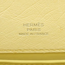 エルメス HERMES ポシェットケリー ミニ リモンチェッロ オーストリッチ ハンドバッグ シルバー金具 ライトイエロー