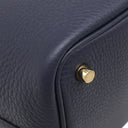 エルメス HERMES ピコタンロックPM ブルーニュイ トリヨンクレマンス ハンドバッグ ゴールド金具 新品未使用