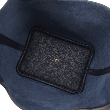 エルメス HERMES ピコタンロックPM ブルーニュイ トリヨンクレマンス ハンドバッグ ゴールド金具 新品未使用