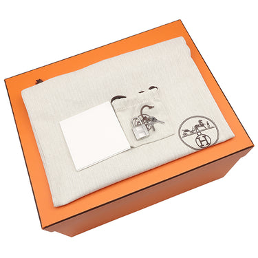 エルメス HERMES ピコタンロックGM ゴールド トリヨンクレマンス ハンドバッグ シルバー金具 茶