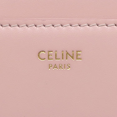 セリーヌ CELINE ブザス 16 セーズ 188013 ピンク カーフ ショルダーバッグ ゴールド金具