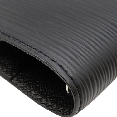 ルイヴィトン LOUIS VUITTON アジェンダ PM R20052 ブラック エピレザー 手帳カバー シルバー金具 黒 パスケース スケジュール帳