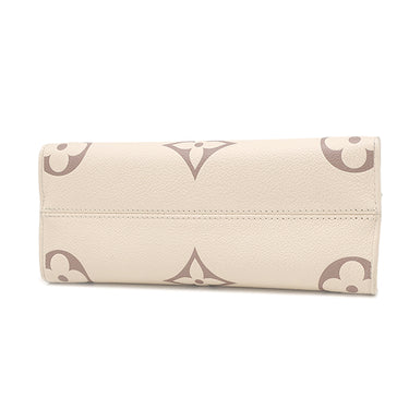 ルイヴィトン LOUIS VUITTON オンザゴー PM M45654 クレーム×ボワドローズ モノグラムアンプラント 2WAYバッグ ゴールド金具 肩掛け ハンドバッグ