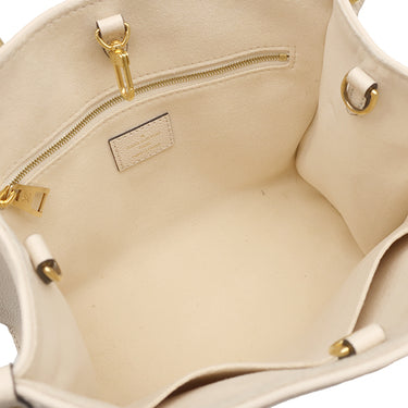 ルイヴィトン LOUIS VUITTON オンザゴー PM M45654 クレーム×ボワドローズ モノグラムアンプラント 2WAYバッグ ゴールド金具 肩掛け ハンドバッグ