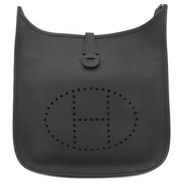 エルメス HERMES エヴリン3 PM ブラック トリヨンクレマンス ショルダーバッグ シルバー金具 黒