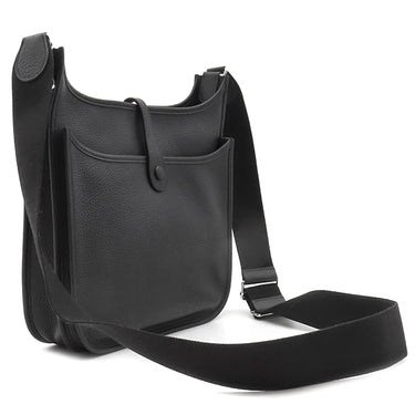 エルメス HERMES エヴリン3 PM ブラック トリヨンクレマンス ショルダーバッグ シルバー金具 黒