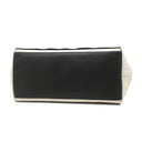 バレンシアガ BALENCIAGA Navy カバ M 339936 1081 W 002123 ナチュラル×ブラック キャンバス レザー トートバッグ シルバー金具 ネイビーカバス 黒