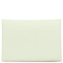 エルメス HERMES カルヴィ デュオ ヴェールフィズ ヴォーエプソン カードケース シルバー金具 薄緑 フラグメントケース