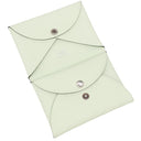 エルメス HERMES カルヴィ デュオ ヴェールフィズ ヴォーエプソン カードケース シルバー金具 薄緑 フラグメントケース