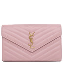 サンローラン SAINT LAURENT カサンドラ モノグラム チェーンウォレット 377828 テンダーピンク レザー チェーンウォレット ゴールド金具 ショルダー クラシック