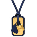 エルメス HERMES オーケリー GM ネイビー GP ヴォースイフト ネックレス ゴールド金具 紺 青 カデナモチーフ