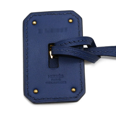 エルメス HERMES オーケリー GM ネイビー GP ヴォースイフト ネックレス ゴールド金具 紺 青 カデナモチーフ