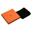 エルメス HERMES オーケリー GM ネイビー GP ヴォースイフト ネックレス ゴールド金具 紺 青 カデナモチーフ