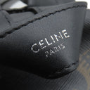 セリーヌ CELINE トリオンフ ミディアム バックパック 188382BOV.38SI ブラック×ブラウン レザー コーティングキャンバス トリオンフキャンバス リュック・デイパック シルバー金具 黒 茶