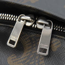 セリーヌ CELINE トリオンフ ミディアム バックパック 188382BOV.38SI ブラック×ブラウン レザー コーティングキャンバス トリオンフキャンバス リュック・デイパック シルバー金具 黒 茶