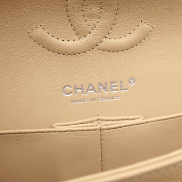 シャネル CHANEL マトラッセ 23 Wチェーン A01113 ブラック レザー キャビアスキン ショルダーバッグ シルバー金具 ダブルフラップ