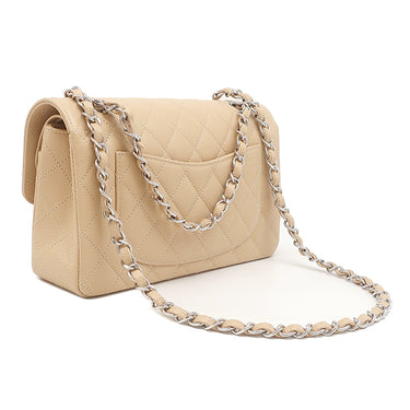 シャネル CHANEL マトラッセ 23 Wチェーン A01113 ブラック レザー キャビアスキン ショルダーバッグ シルバー金具 ダブルフラップ