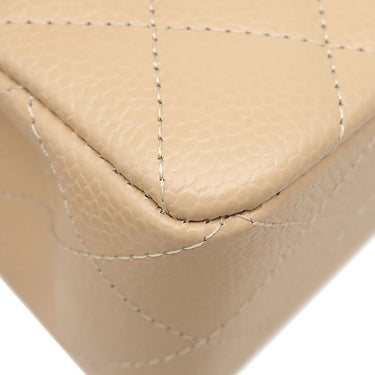 シャネル CHANEL マトラッセ 23 Wチェーン A01113 ブラック レザー キャビアスキン ショルダーバッグ シルバー金具 ダブルフラップ