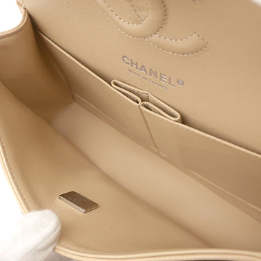 シャネル CHANEL マトラッセ 23 Wチェーン A01113 ブラック レザー キャビアスキン ショルダーバッグ シルバー金具 ダブルフラップ