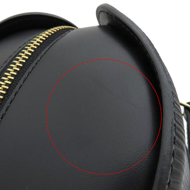 ルイヴィトン LOUIS VUITTON スフロ M52222 ノワール エピレザー ハンドバッグ ゴールド金具 黒 ミニボストン